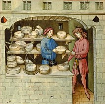 Marchand de fromage au XVe siecle